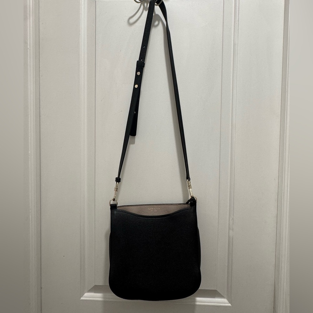 Kate Spade Pebbled Black Crossbody Bag - Never Used